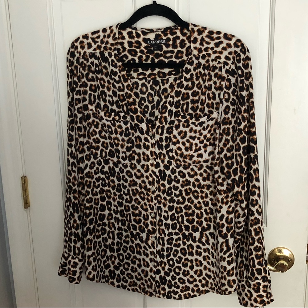 Express Leopard blouse